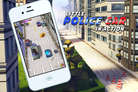 Little Police Car in Action Gold: 3D Driving Game for Kids with Cute Graphics screenshot 2