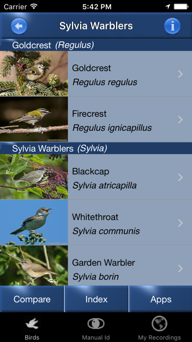 Bird Song Id Automatic Recognition & Reference - Birds of the British Isles Screenshot 5