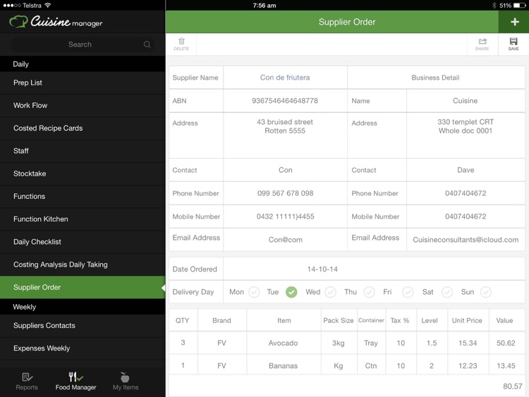 Cuisine Manager screenshot-4