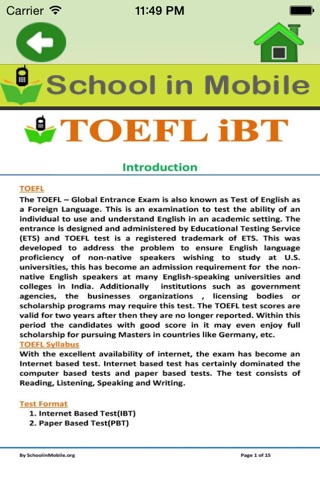 TOEFL Tutorial screenshot 4