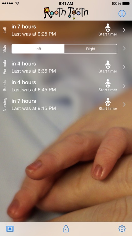 Rootn Tootn - Baby feed timer and reminders screenshot-0