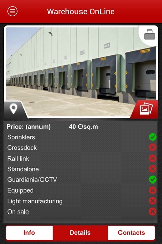 Warehouse OnLine JLL screenshot 2