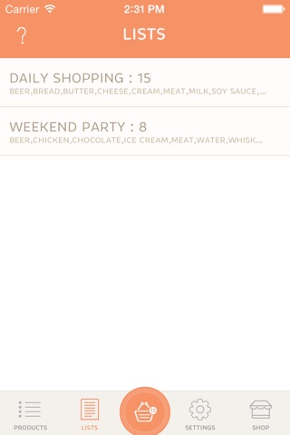 Let's Shop - Grocery shopping list is just a swipe away! screenshot 4