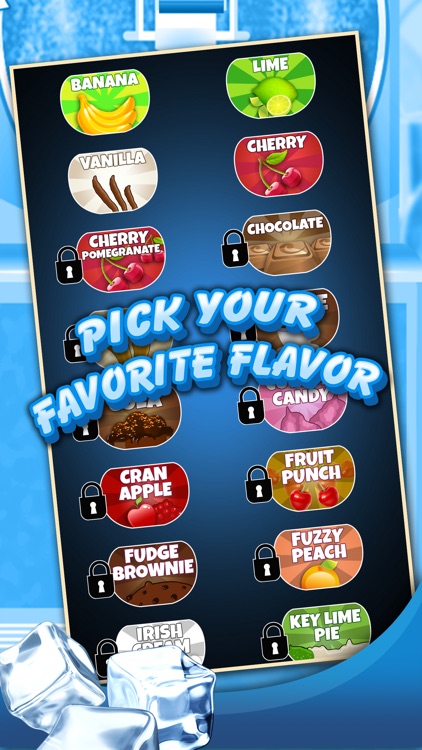 A Frozen Ice Cream Candy Smoothie Dessert Food Drink Maker Game screenshot-3