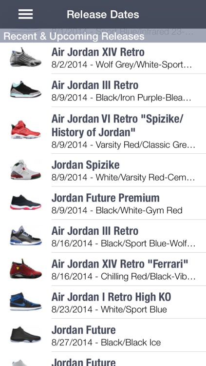 SPG Lite: Sneaker Release Dates