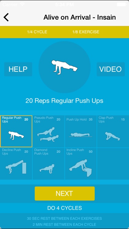 Push Ups: Full Fitness Buddy Workout Personal Trainer to Lose Weight and Burn Calories screenshot-4