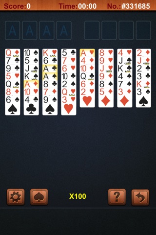 1-2-3 Freecell screenshot 3