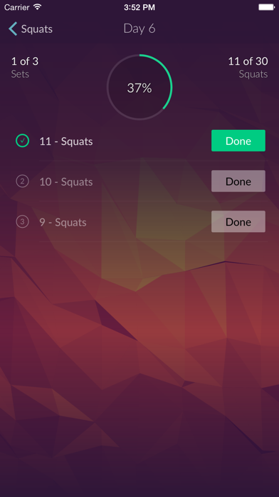 Squats - 30 Days Workout Plan Screenshot 3