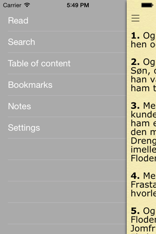 Danske Bibel (Holy Bible in Danish) screenshot 2