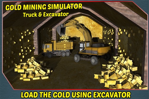Gold Mining Simulator - Truck & Excavator screenshot 3