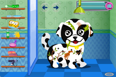 Messy Animal - Pet Vet Care and dress up puppy and kitty screenshot 2