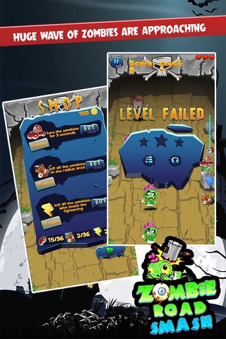 Zombie Road Smash screenshot 4