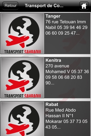 Transport Sahraoui screenshot 2