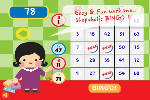 Auntie Shopaholic Keno - on Sale BINGO Free screenshot 2