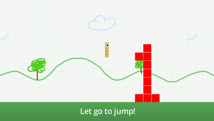 Number Jumper - cute retro jumping game