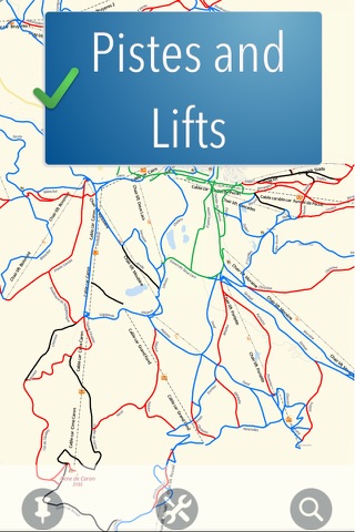 Les Trois Vallées Ski Map screenshot 2