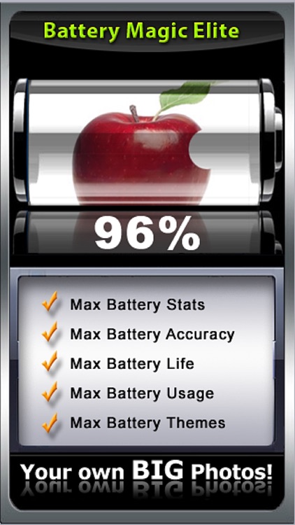 Battery : Battery Power Battery Charge Battery Life Battery Saver - The All in 1 Battery App Battery Magic Elite! screenshot-1