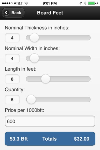 Sawmill Calculator Pro screenshot 2