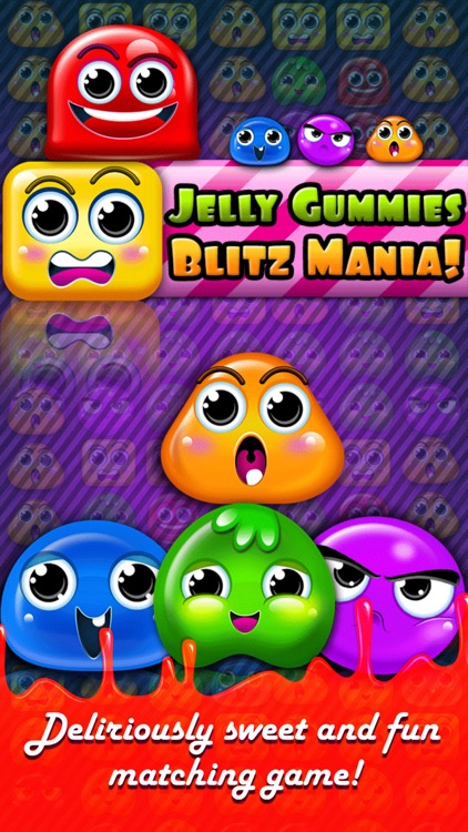 A Sweet Yummy Jelly Matching Puzzle - Gummy Beans Pop Crush screenshot-3