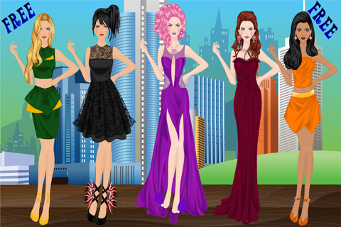City Girls Dress Up And Make Up Game screenshot 4