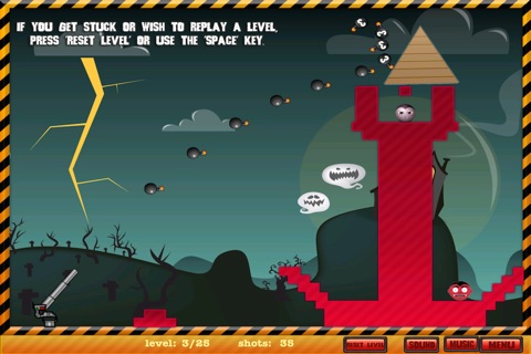 Dracula Death Arena -  Halloween Crazy Fast Exploding Cannon Fire Free screenshot 3