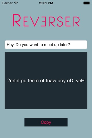 Reverser | Reverse your text screenshot 2