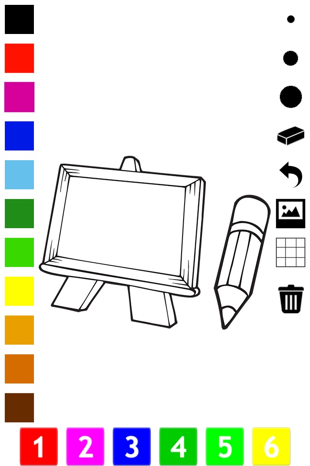 A Coloring Book for School Children: Learn to Color screenshot 2