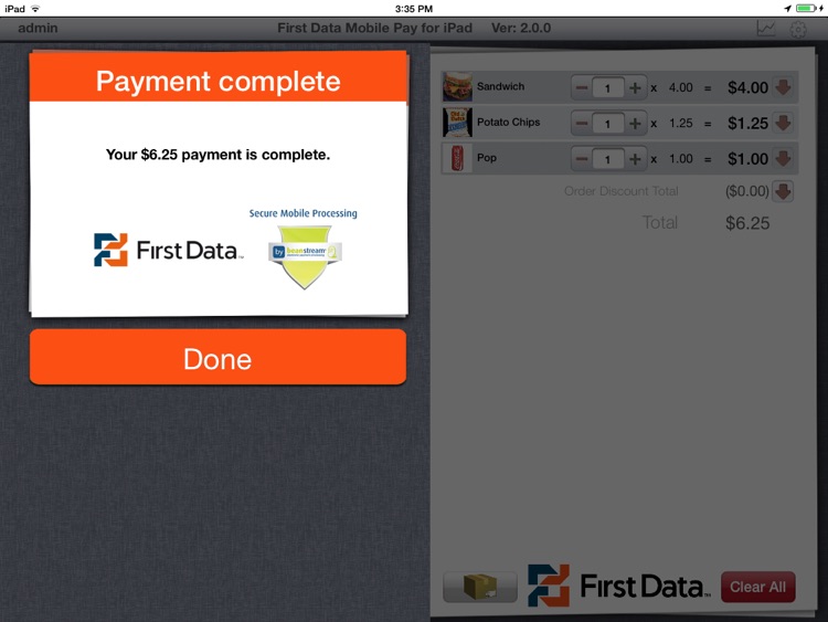 First Data Mobile Pay for iPad screenshot-3