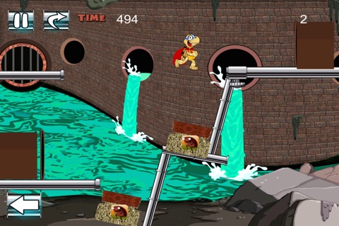 A Turtle Ninja Super Hero GRAND - Sewer Escape Adventure Dash screenshot 2