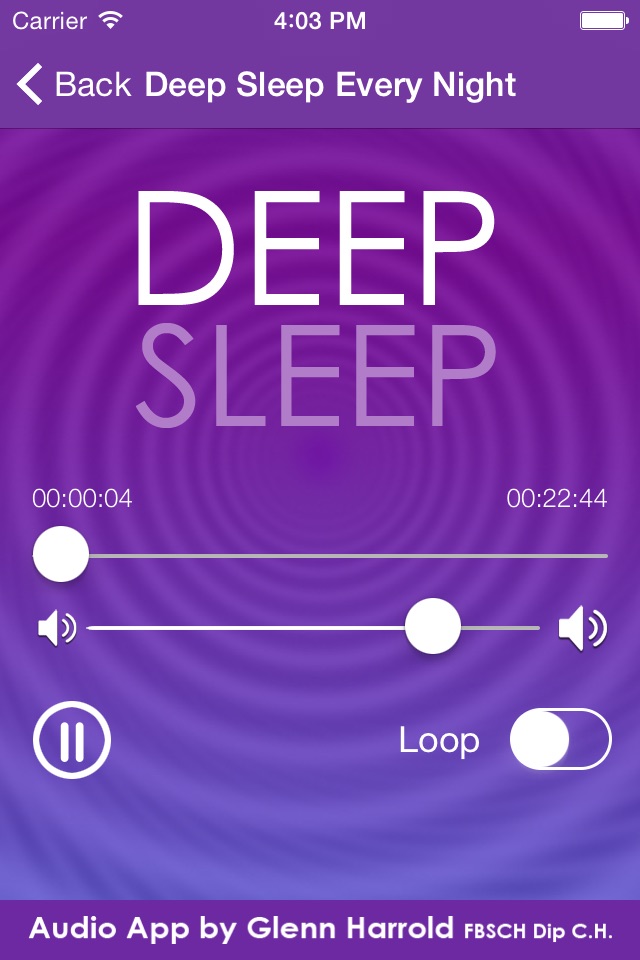 Deep Sleep by Glenn Harrold, a Self-Hypnosis Meditation for Relaxation screenshot 3