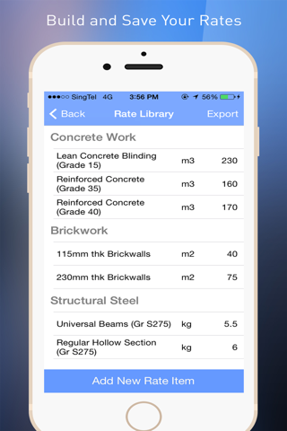 Quantity Surveyor Toolbox screenshot 4