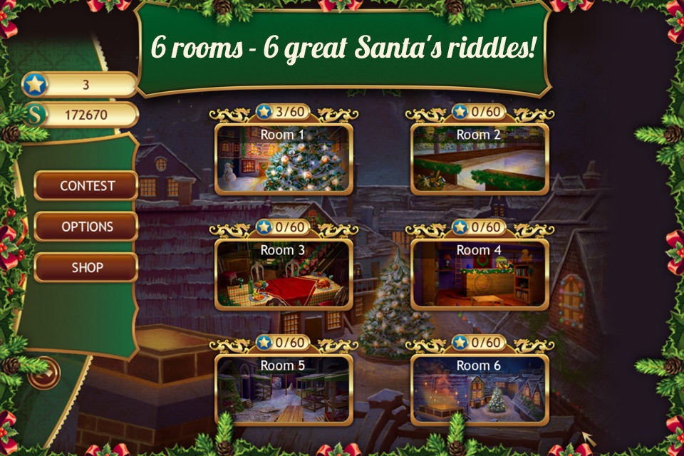 Fill and Cross. Christmas Riddles Free screenshot 3