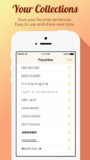 Fantastic Fonts FREE - Chat to Friends with Cool Text(圖5)-速報App