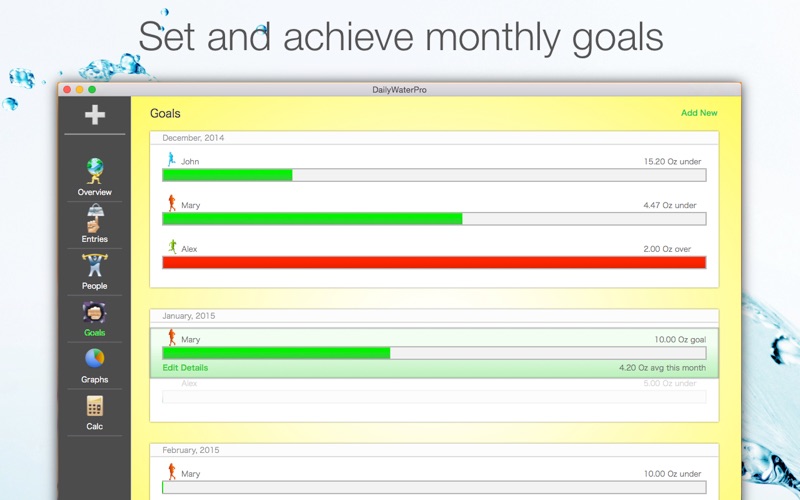 Daily Water Pro - Premier Water Tracker thumbnail 3
