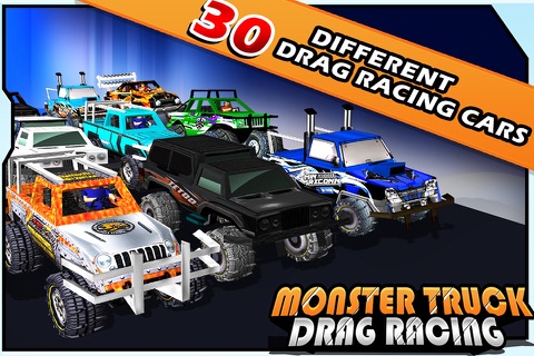Monster Truck Drag Racing - 3d Car Game screenshot 4