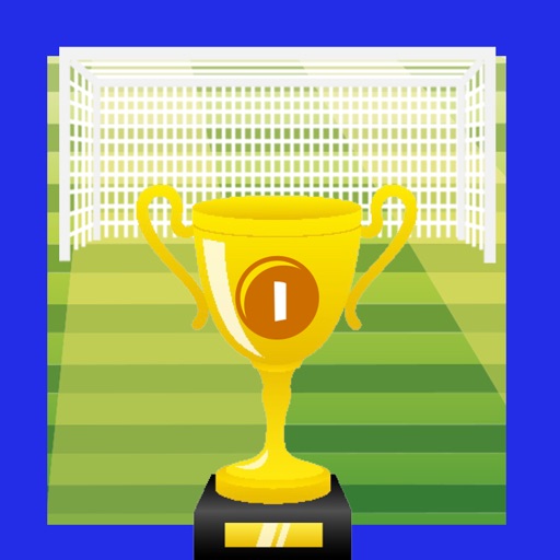 A Foot-ball Play-ers Cup With Soccer Kid-s, Ball-s and Goal-s in One Crazy Shadow-Game Icon