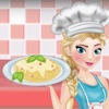 Amy Cooking Spaghetti