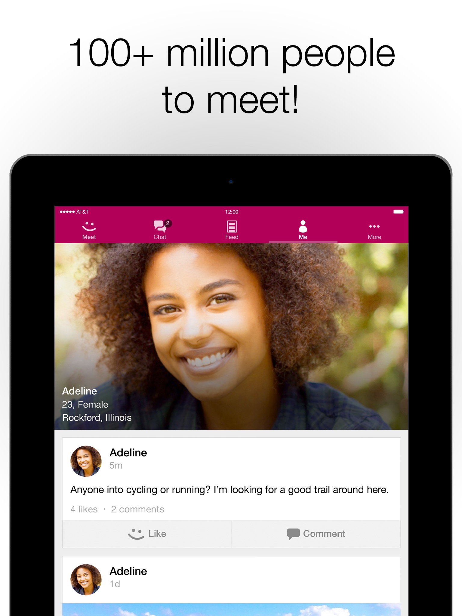 MeetMe: Chat & Meet New People for iPad screenshot 4