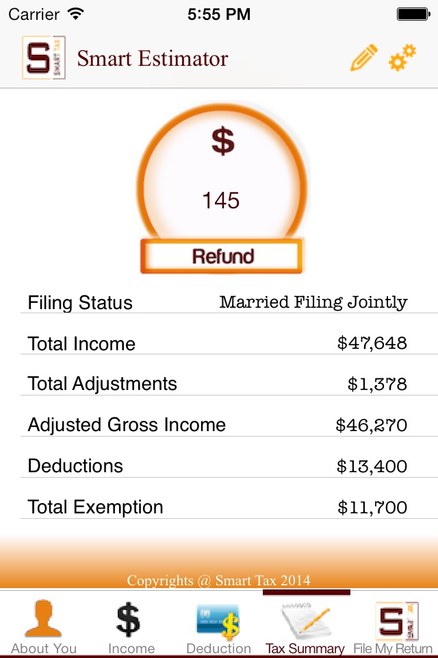 Smart Tax Estimator screenshot 4