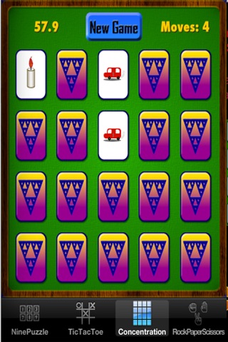Child's Play Games - Tic-Tac-Toe,9-Puzzle,Concentration and Rock-Paper-Scissors screenshot 4