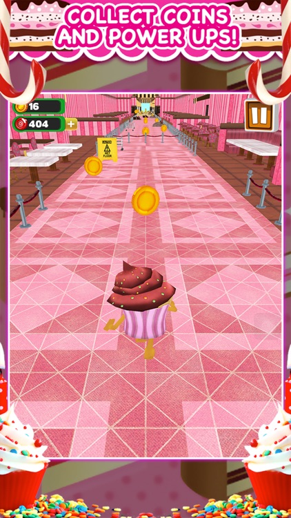 3D Cupcake Girly Girl Bakery Run Game FREE