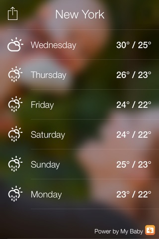 Baby Weather Pro - New mom Pregnancy and parenting weather tools screenshot 4