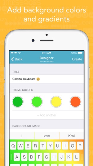 Kiwi - Colorful, Custom Keyboard Designer with Emoji for iOS(圖2)-速報App