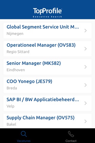 TopProfile vacatures screenshot 2