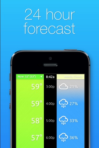 NOW Weather - Current Temperature, Hourly Forecast screenshot 2