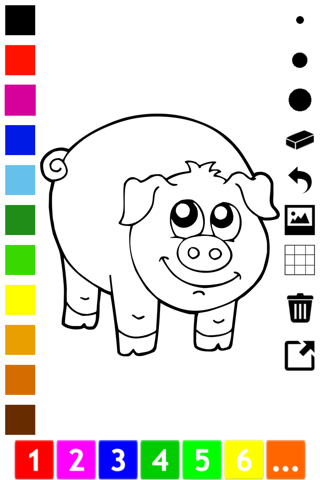 Animals Coloring Book for Kids who Learn to Color screenshot 4