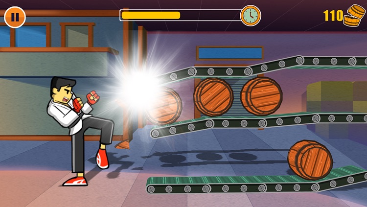 Barrel Kick Fighter 2: An addictive arcade style action free game screenshot-3