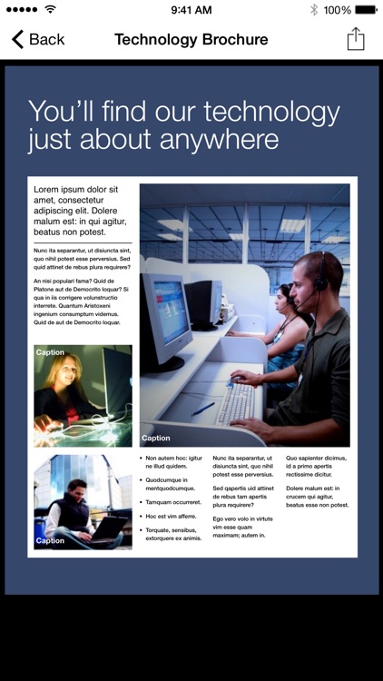 Brochureware for Microsoft Word