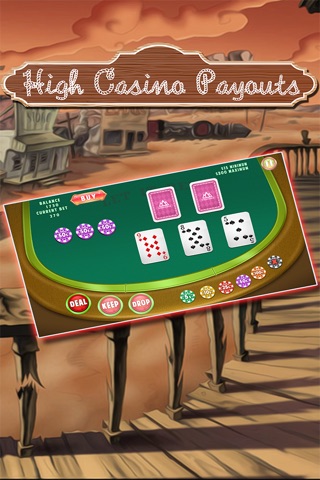 Let Em Ride Western Poker Arena - Play Texas Cards With A Fresh Deck Pro screenshot 2