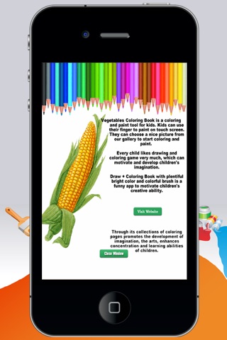 Coloring Book Vegetables screenshot 2